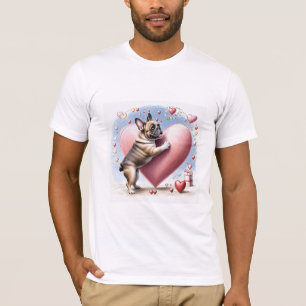 French Bulldog Heart Skip French Bulldog T-Shirt