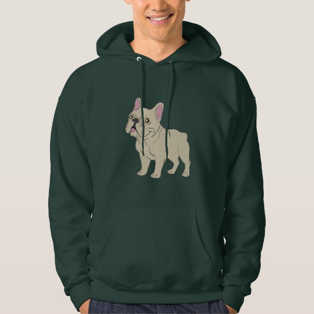 French bulldog hoodie (Front)