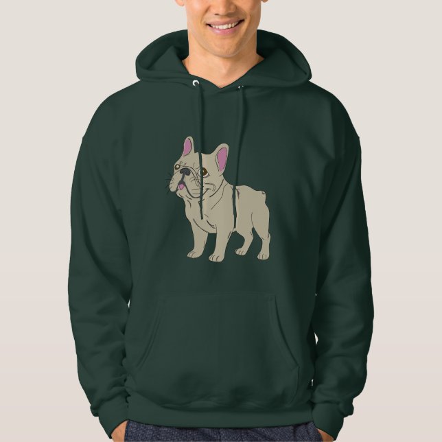 French bulldog hoodie (Front)