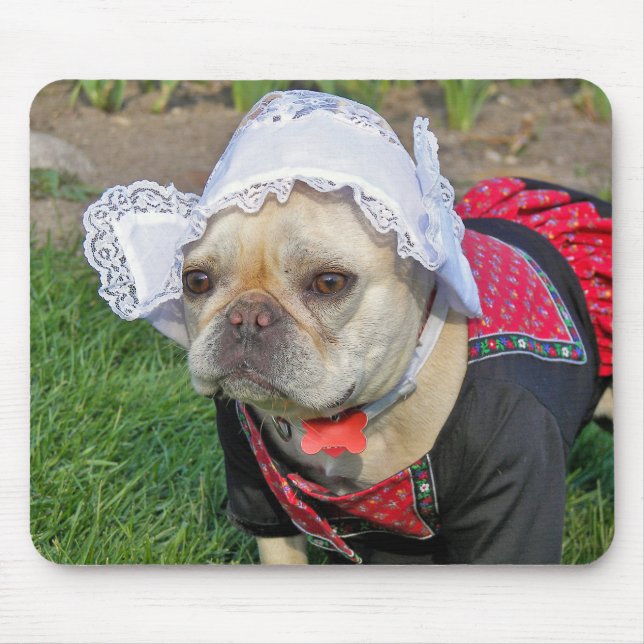French Bulldog Humor Mouse Pad (Front)