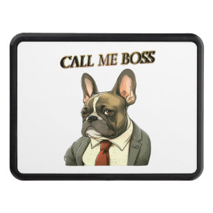 French Bulldog in a Suit Hitch Cover