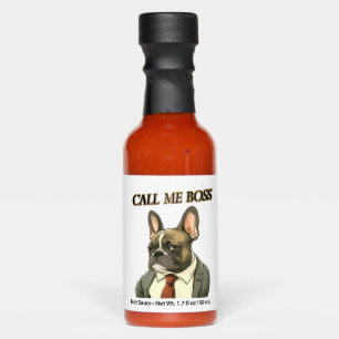 French Bulldog in a Suit   Hot Sauces
