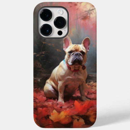 French Bulldog  in Autumn Leaves Fall Inspire  Case_Mate iPhone 14 Pro Max Case