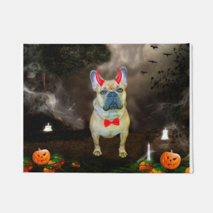 French Bulldog in Halloween Costume Doormat