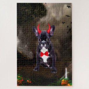 French Bulldog in Halloween Costume Jigsaw Puzzle