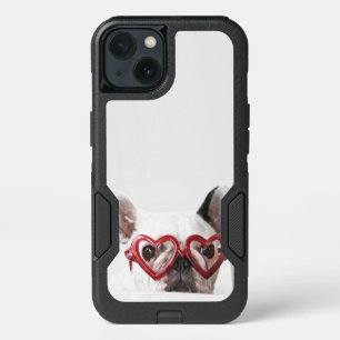 French Bulldog in Heart Glasses iPhone 13 Case