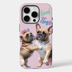 French Bulldog in love Valentine's Day iPhone 16 Pro Case