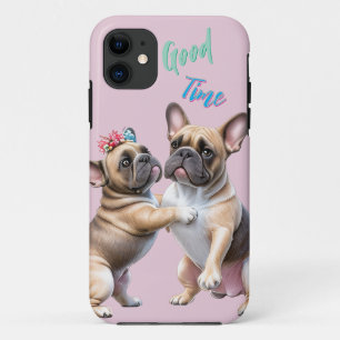 French Bulldog in love Valentine's Day iPhone 11 Case