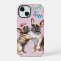 French Bulldog in love Valentine's Day