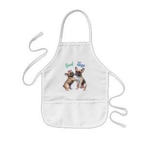 French Bulldog in love Valentine's Day Kids' Apron