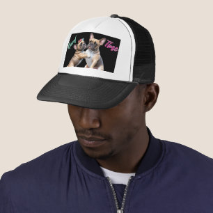 French Bulldog in love Valentine's Day Trucker Hat