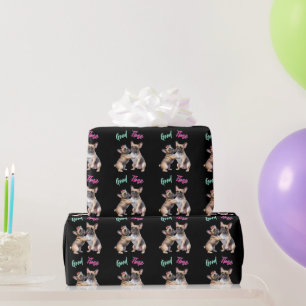 French Bulldog in love Valentine's Day  Wrapping Paper