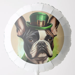 French Bulldog in St. Patrick's Day Dress Balloon
