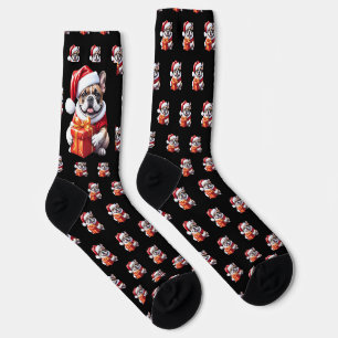 French Bulldog in the basket Socks