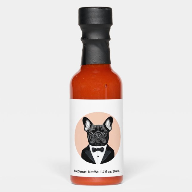 French Bulldog in Tuxedo Hot Sauces (Front)