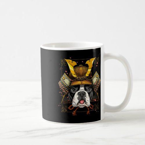 French Bulldog Japanese Warrior Bushido Dog Lover  Coffee Mug