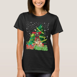 French Bulldog Jester Hat Christmas T-Shirt