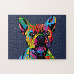 French Bulldog Jigsaw Puzzle<br><div class="desc">A French Bulldog in pop art style</div>