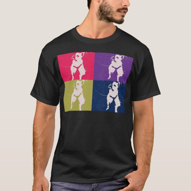 French Bulldog Jovie Colors.jpg T-Shirt (Front)