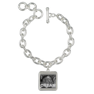 French Bulldog Keep Calm Charm Bracelet
