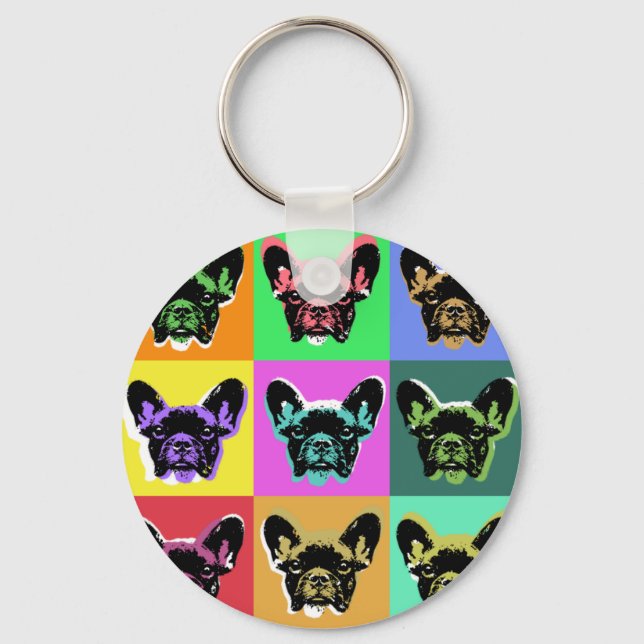 French bulldog keychain (Front)