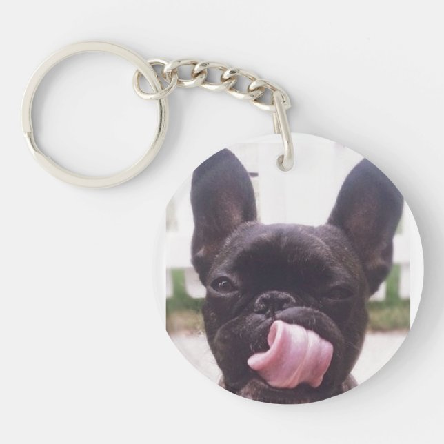 French Bulldog Keychain (Front)