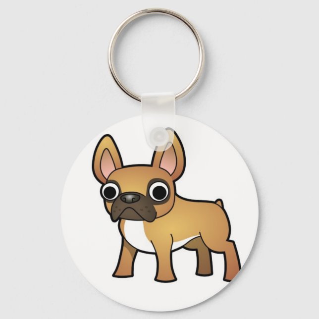 French bulldog keychain (Front)