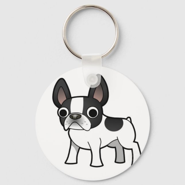 french bulldog keychain (Front)