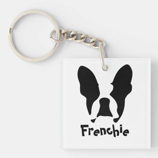 French bulldog  keychain (Front)