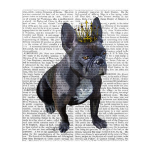 French Bulldog King Acrylic Print