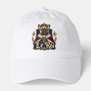 French Bulldog King Royal Dog Design Hat
