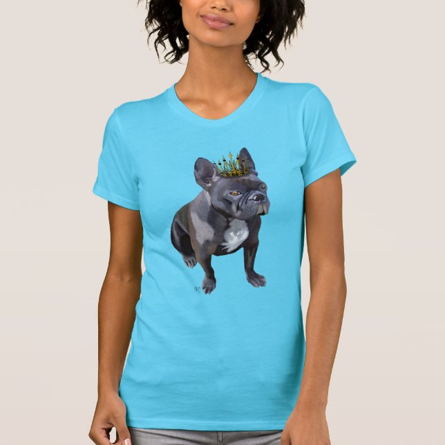 French Bulldog King T-Shirt (Front)