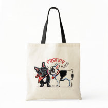 French Bulldog Kiss Tote Bag French Bulldog Kiss Tote Bag
