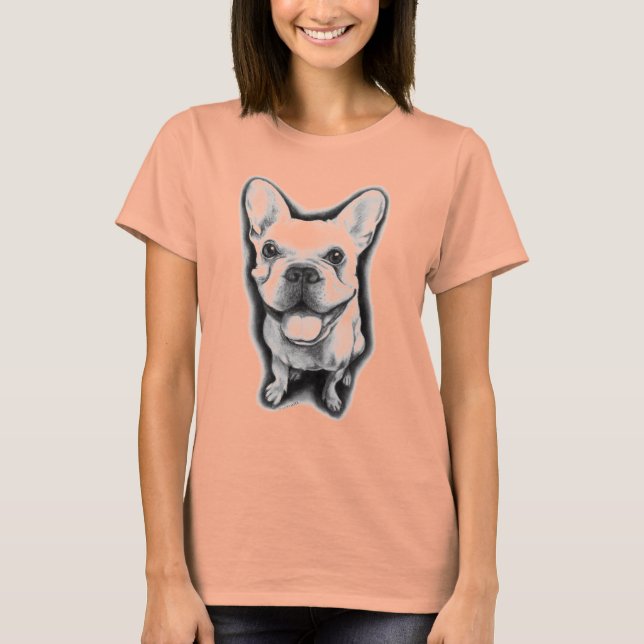 French Bulldog Ladie's T-shirt (Front)