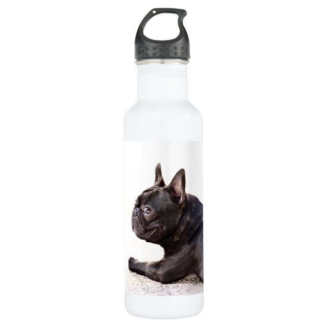 French Bulldog Liberty Water Bottle (Front)