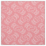 French Bulldog Line Art Fabric