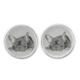 French Bulldog Lines Cufflinks