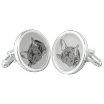 French Bulldog Lines Cufflinks