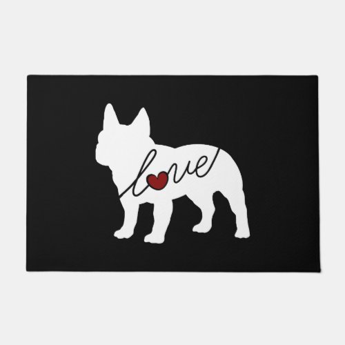 French Bulldog Love Doormat