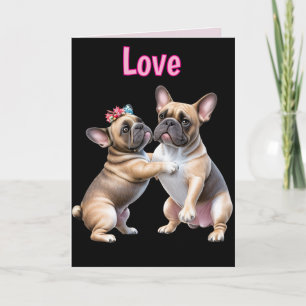 French Bulldog Love French Bulldog Holiday Card