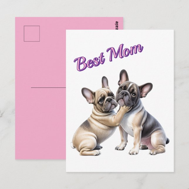 French Bulldog Love French Bulldog  Postcard (Front/Back)