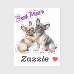French Bulldog Love French Bulldog  Sticker