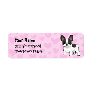 French Bulldog Love Label