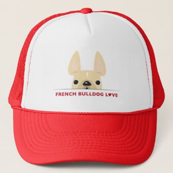French Bulldog Love Logo Hat by FrenchBulldogLove at Zazzle