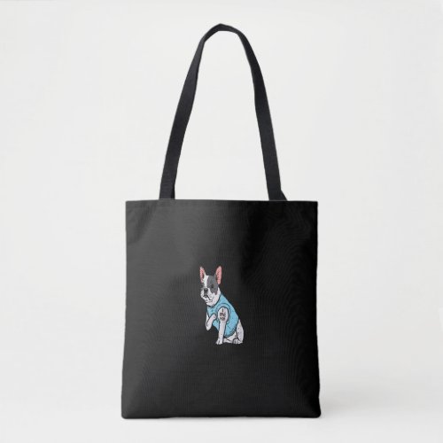 French Bulldog Love Mom Tattoo Frenchie Dog Owner  Tote Bag