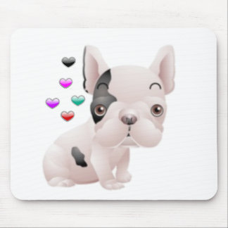 French Bulldog Love Mouse Pad