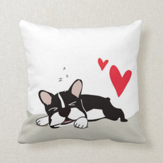 French Bulldog Love - Throw Pillow