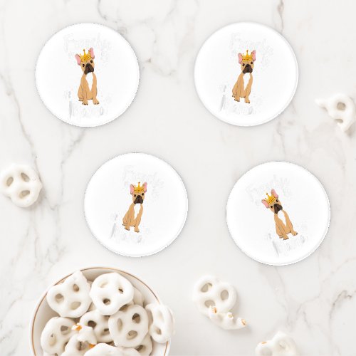 French Bulldog Lover Gift Coaster Set