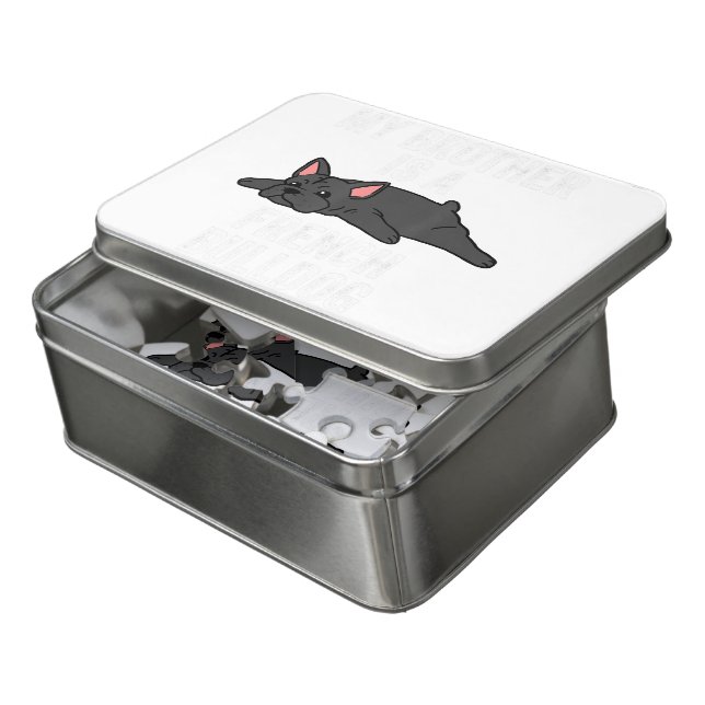 French Bulldog Lover Picture Puzzle |Premium Photo (Lid Open)