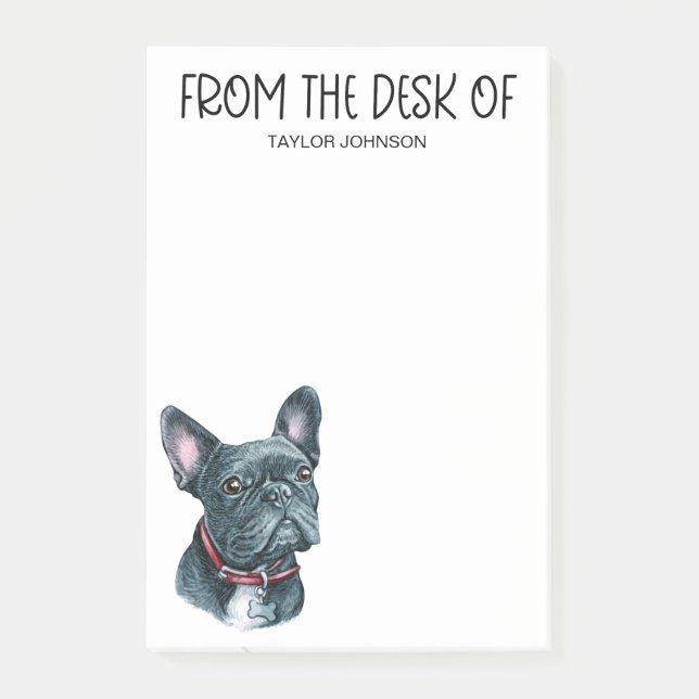 French Bulldog Lover Post-it Notes (Front)